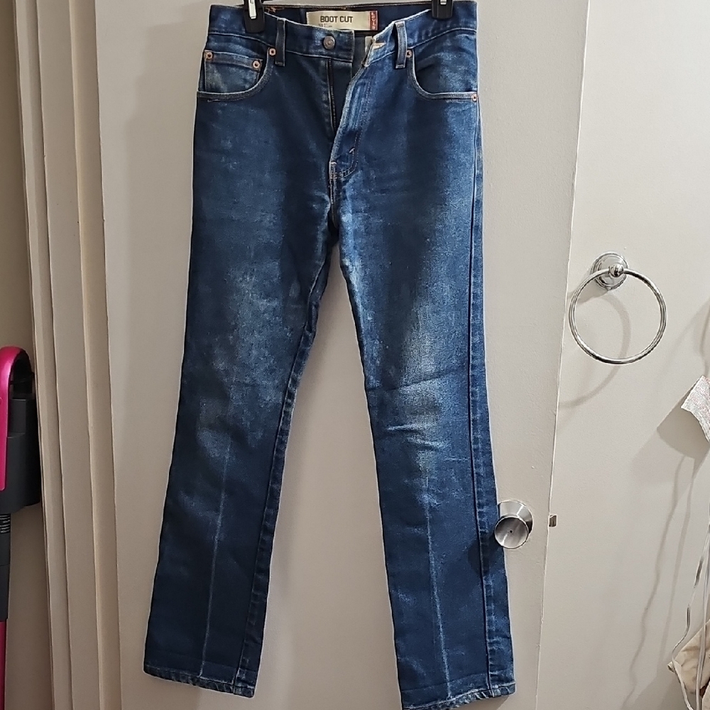 Levi's Blue Bootcut Jeans Classic Style